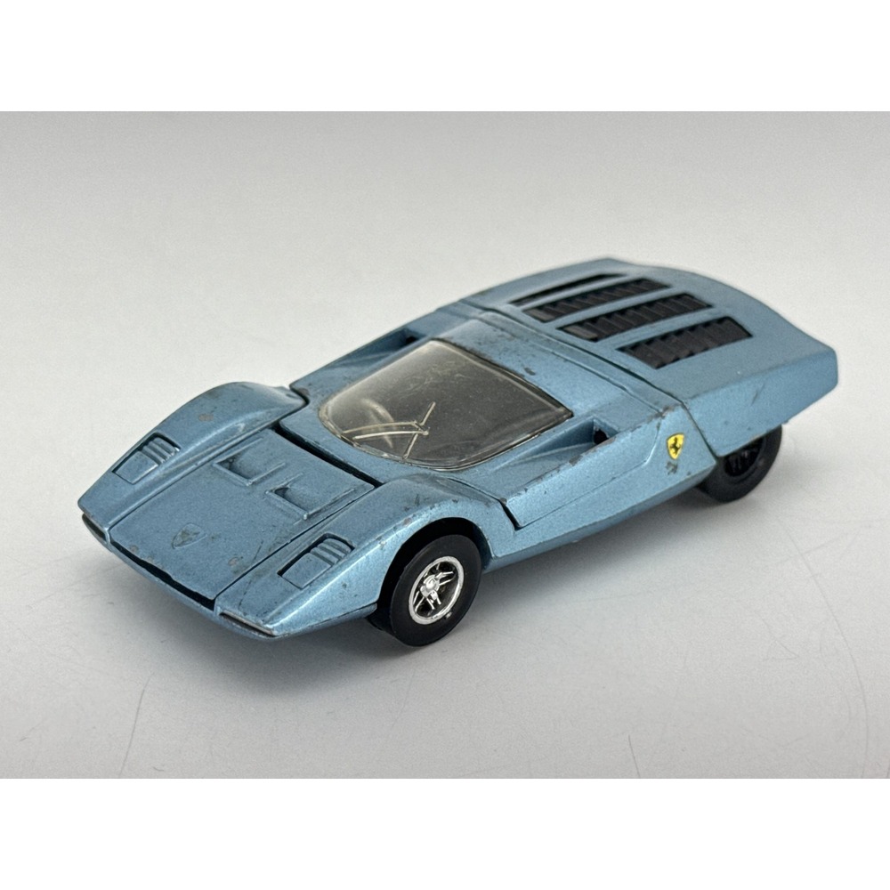 Hot Wheels Ferrari 512S Blue Diecast Car Vintage Opening Doors Detailed Italy